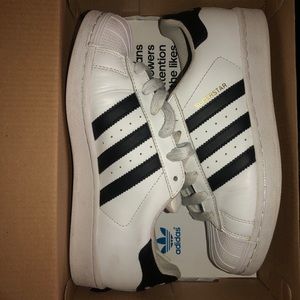 ADIDAS Superstar Shell Tops - Used!